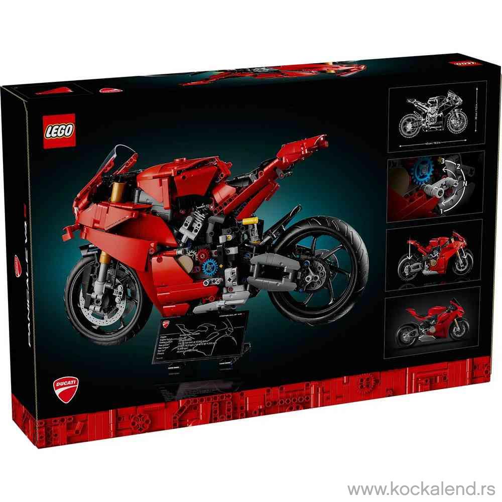 LEGO TECHNIC DUCATI PANIGALE V4 S MOTORCYCLE