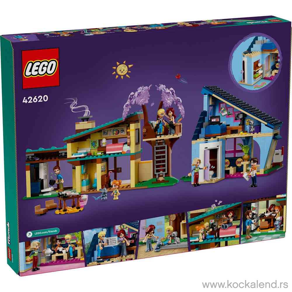 LEGO FRIENDS OLLY AND PAISLEYS FAMILY HOUSES 