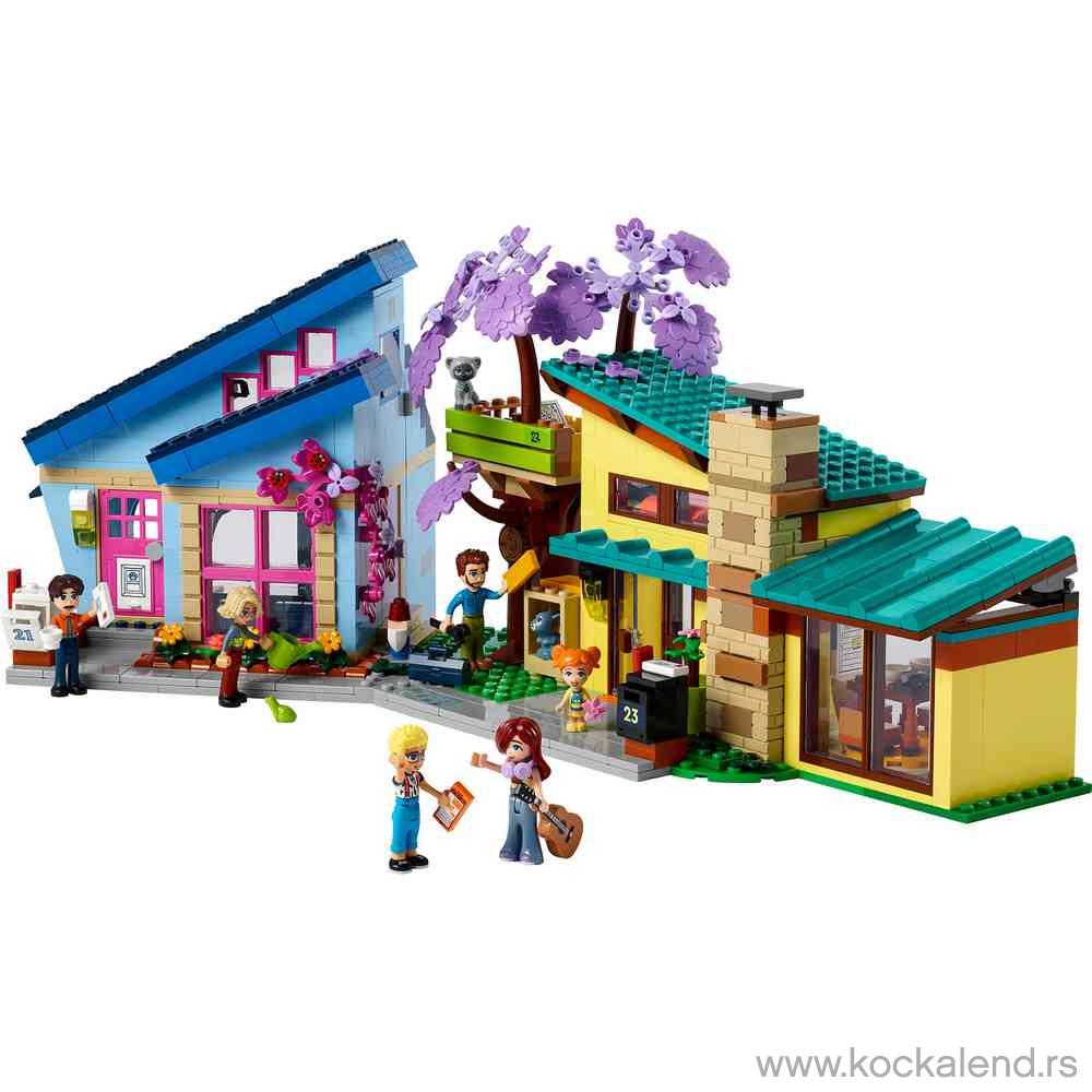 LEGO FRIENDS OLLY AND PAISLEYS FAMILY HOUSES 