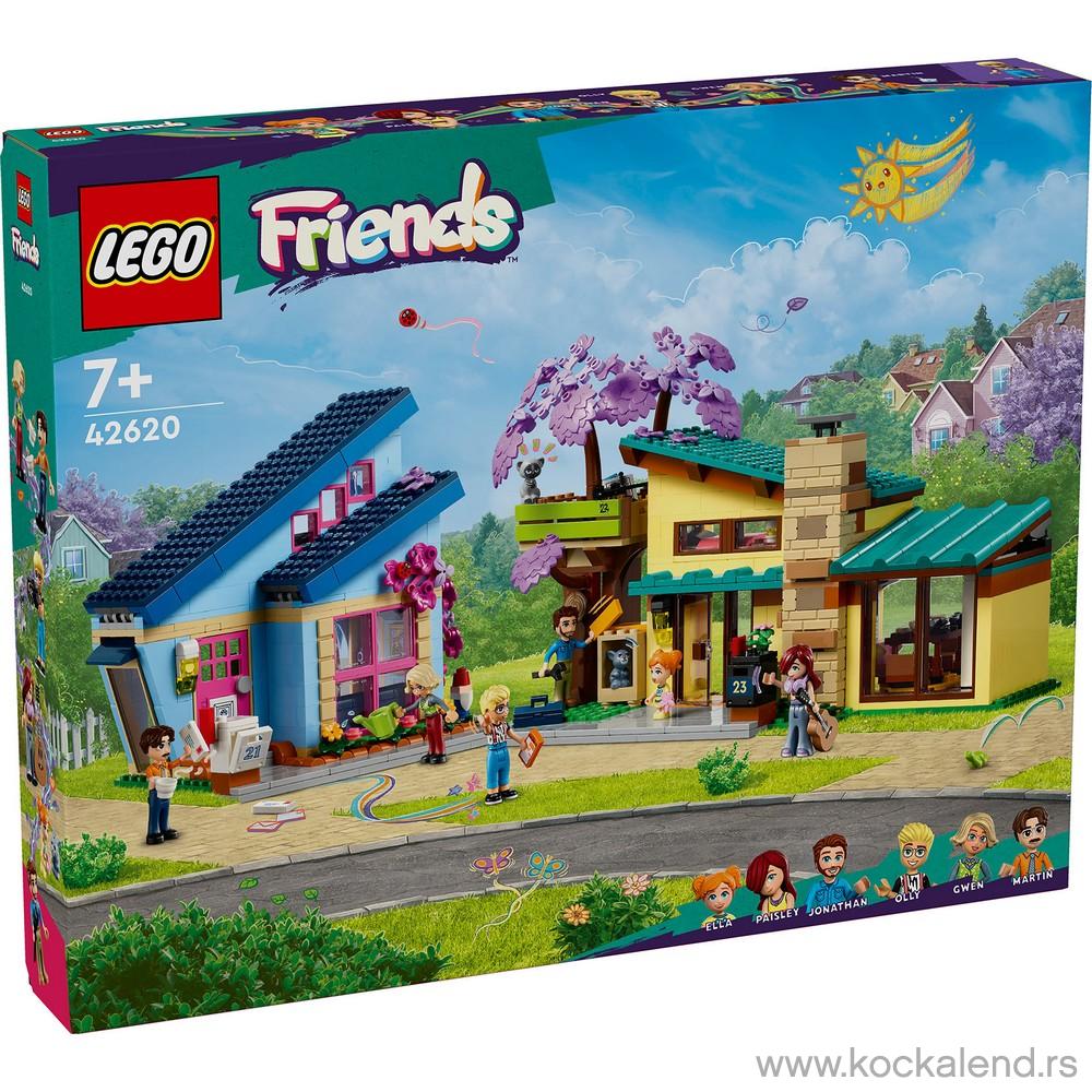 LEGO FRIENDS OLLY AND PAISLEYS FAMILY HOUSES 