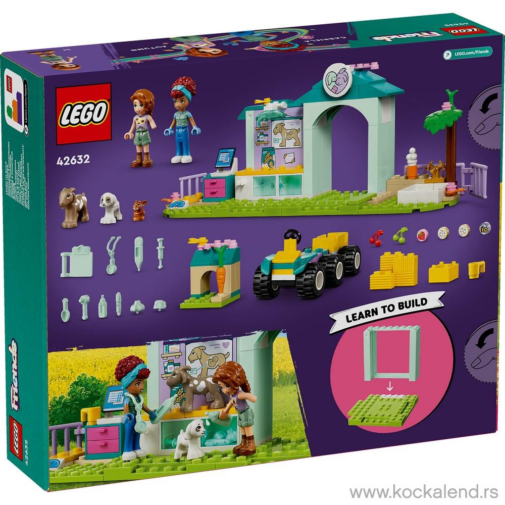 LEGO FRIENDS FARM ANIMAL VET CLINIC 