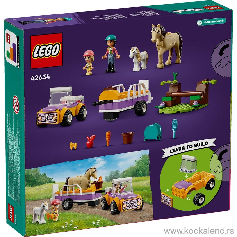 LEGO FRIENDS HORSE AND PONY TRAILER 