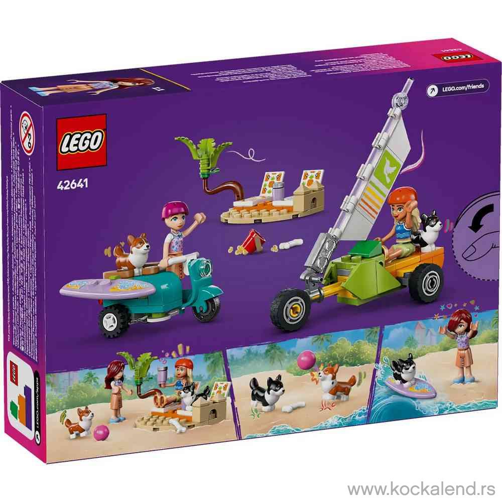 LEGO FRIENDS SURFING DOGS AND SCOOTER ADVENTURE 