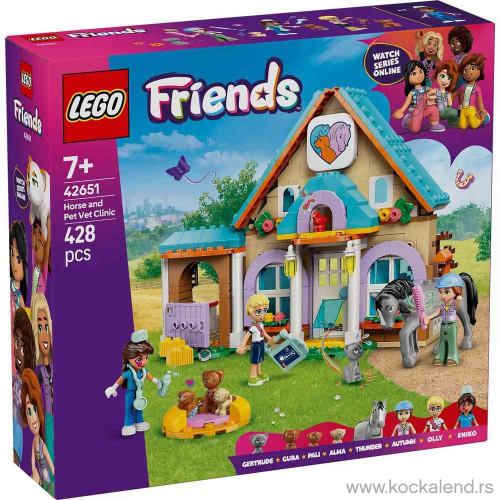 LEGO FRIENDS HORSE AND PET VET CLINIC 