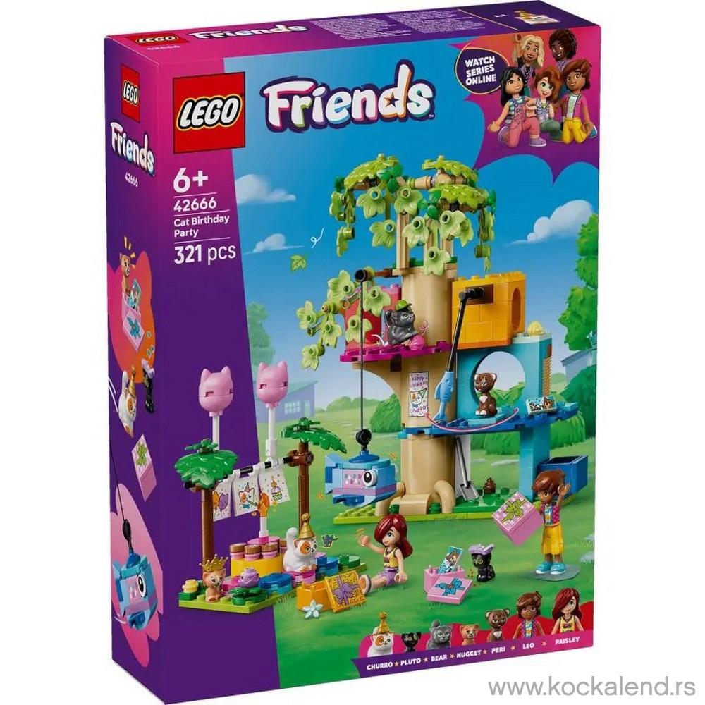 LEGO FRIENDS CAT BIRTHDAY PARTY & TREE HOUSE 