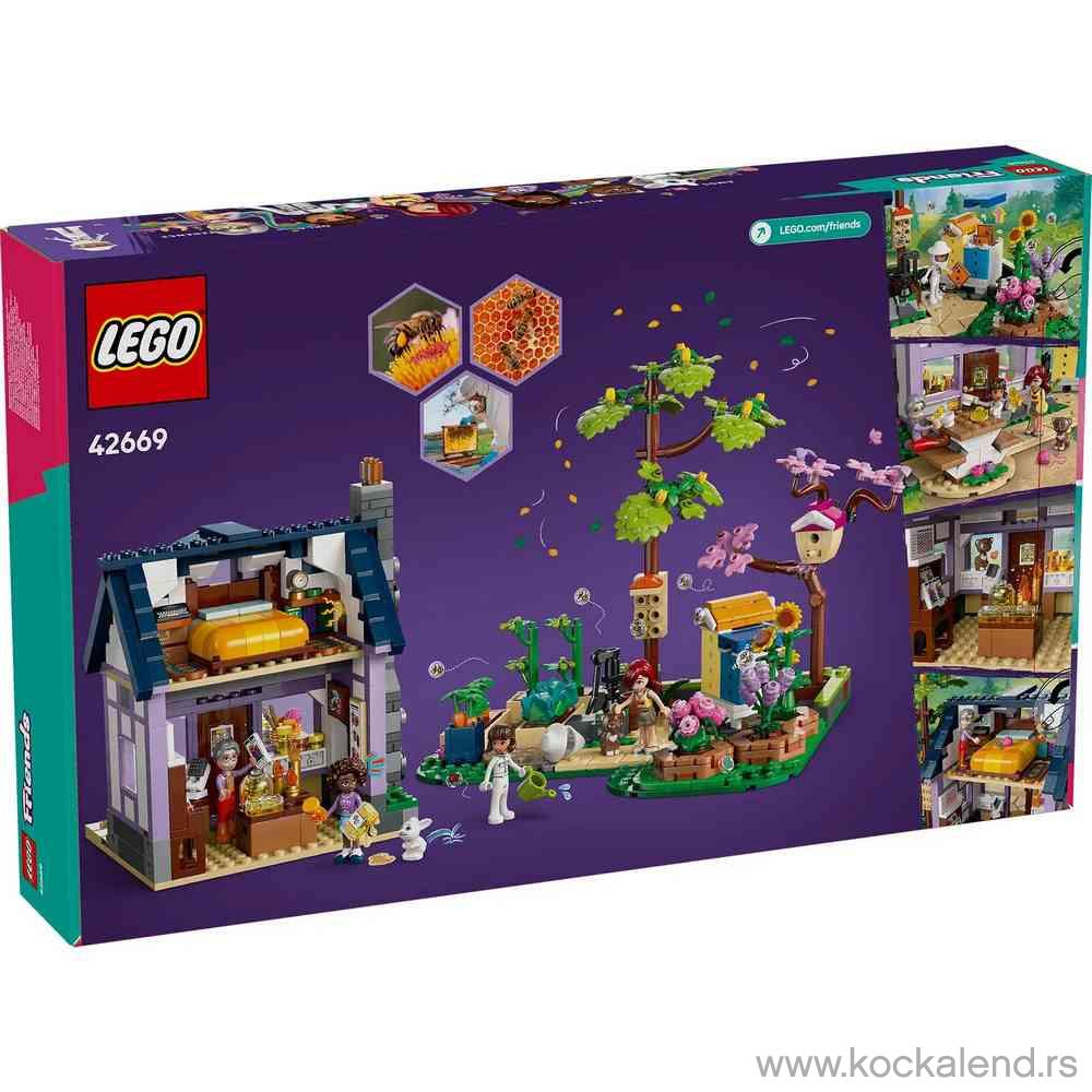 LEGO FRIENDS BEEKEEPERS HOUSE AND FLOWER GARDEN