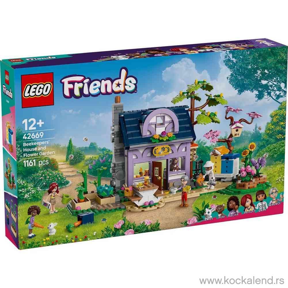 LEGO FRIENDS BEEKEEPERS HOUSE AND FLOWER GARDEN
