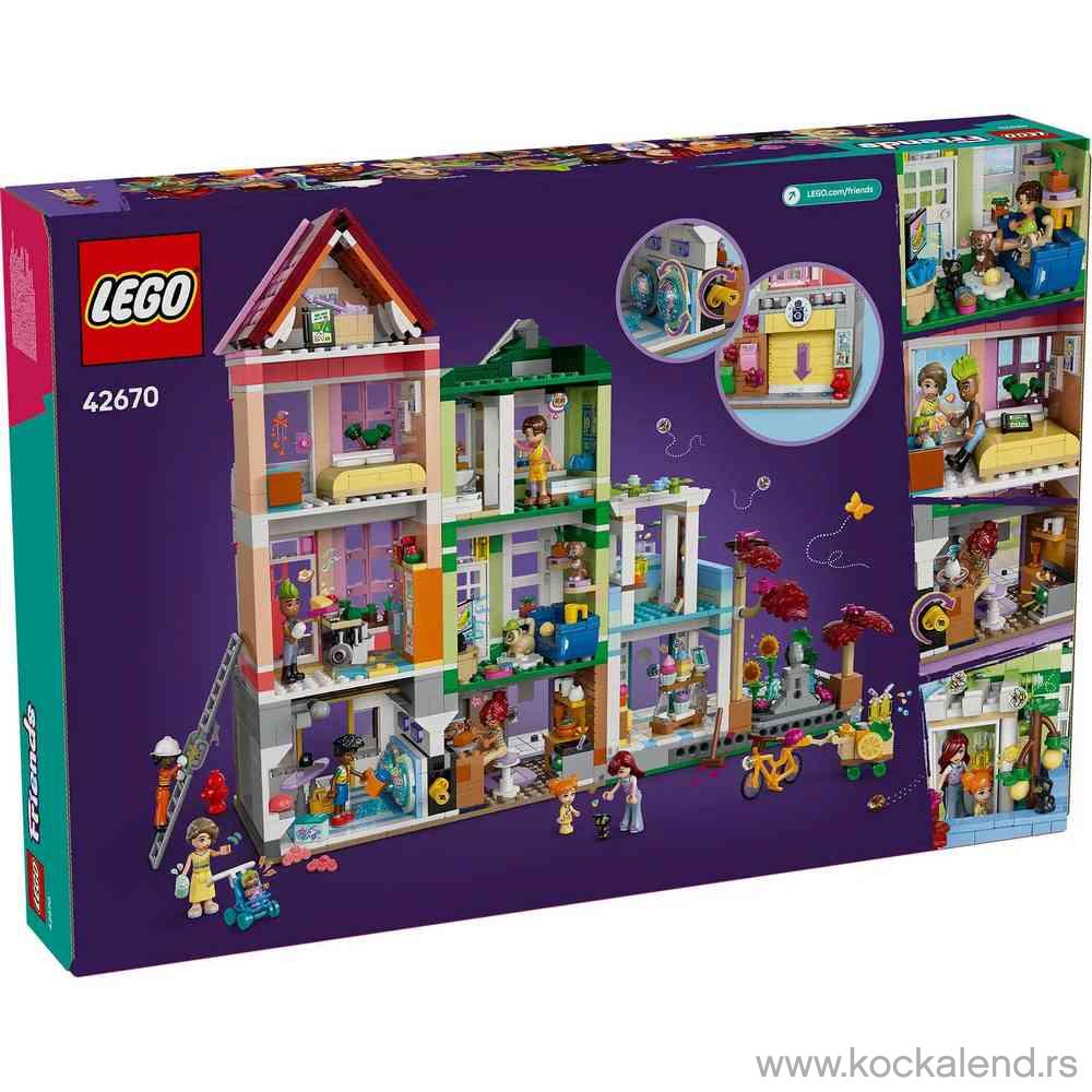 LEGO FRIENDS HEARTLAKE CITY APARTMENTS AND STORES