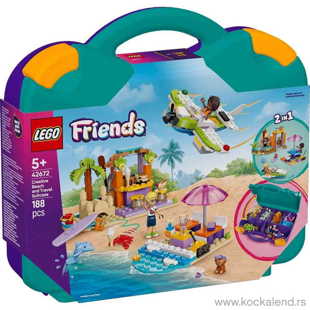 LEGO FRIENDS CREATIVE BEACH AND TRAVEL SUITCASE