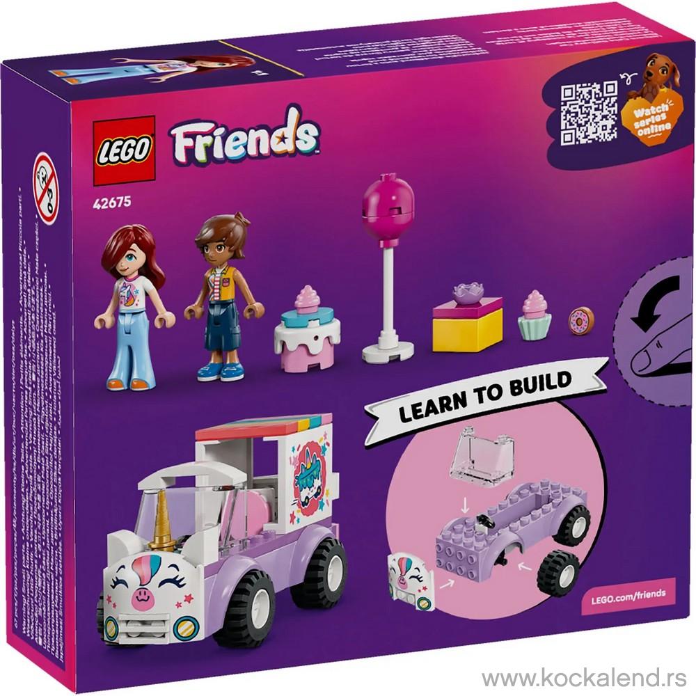 LEGO FRIENDS UNICORN CAKE DELIVERY CAR 