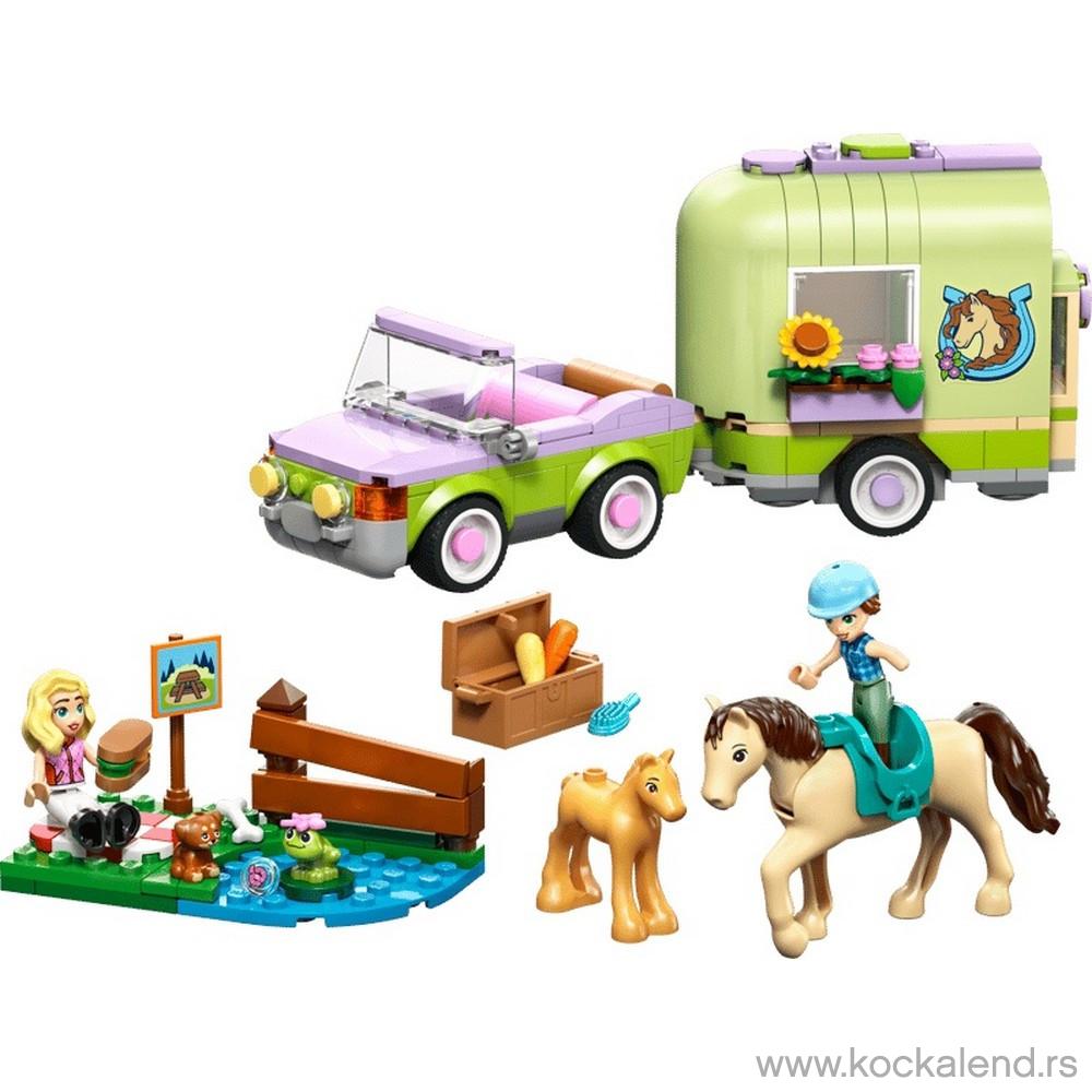 LEGO FRIENDS HORSE  AND  BABY FOAL TRAILER 