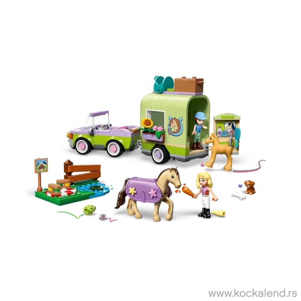 LEGO FRIENDS HORSE  AND  BABY FOAL TRAILER 