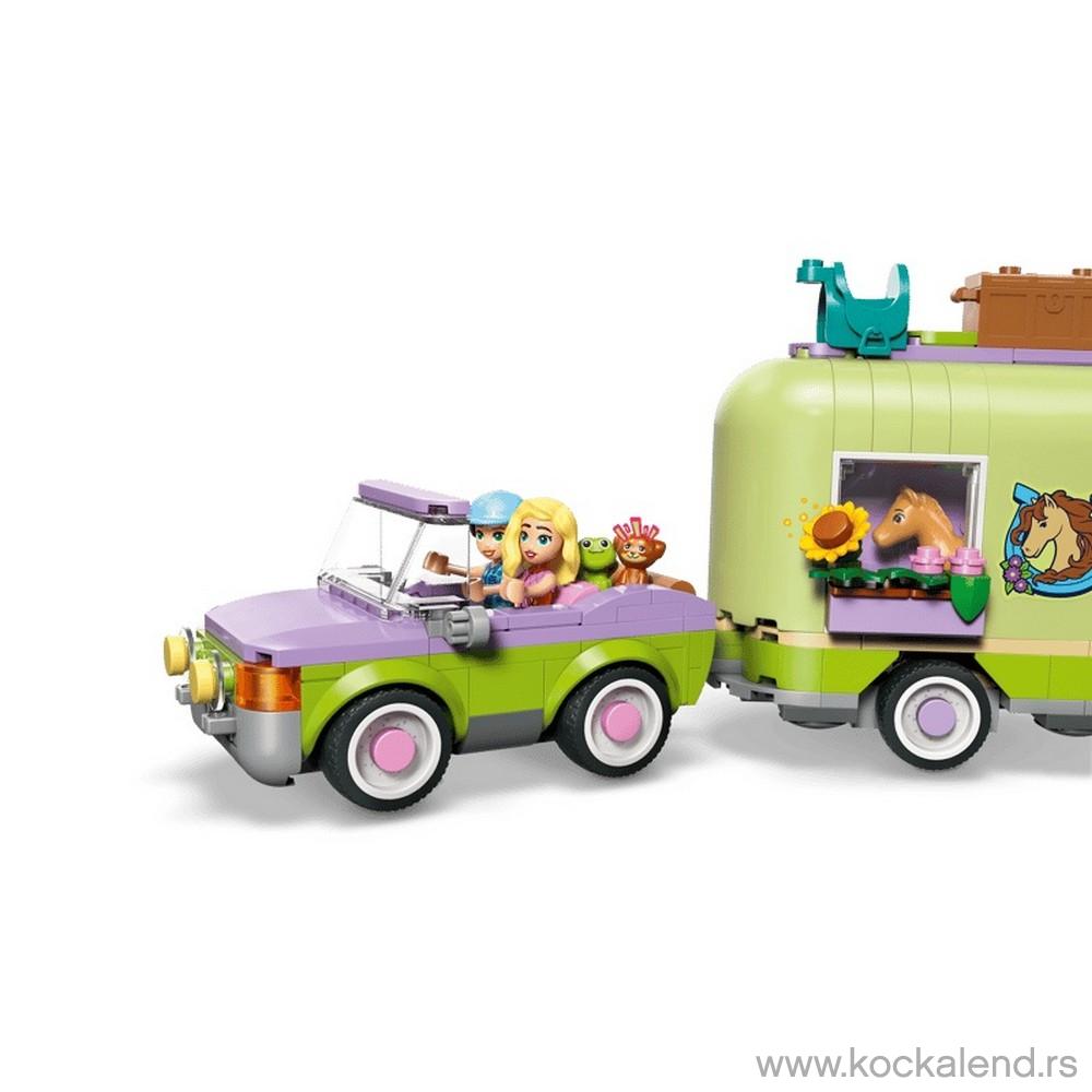 LEGO FRIENDS HORSE  AND  BABY FOAL TRAILER 