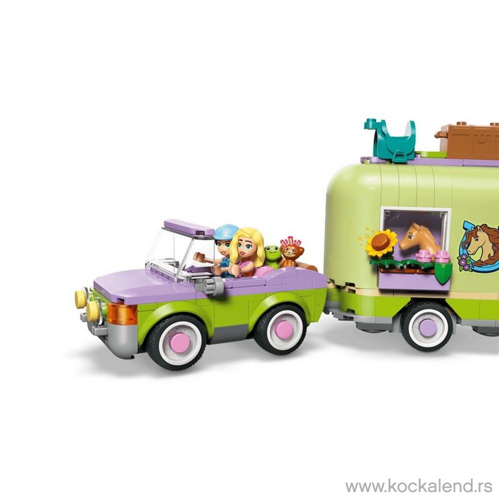 LEGO FRIENDS HORSE  AND  BABY FOAL TRAILER 