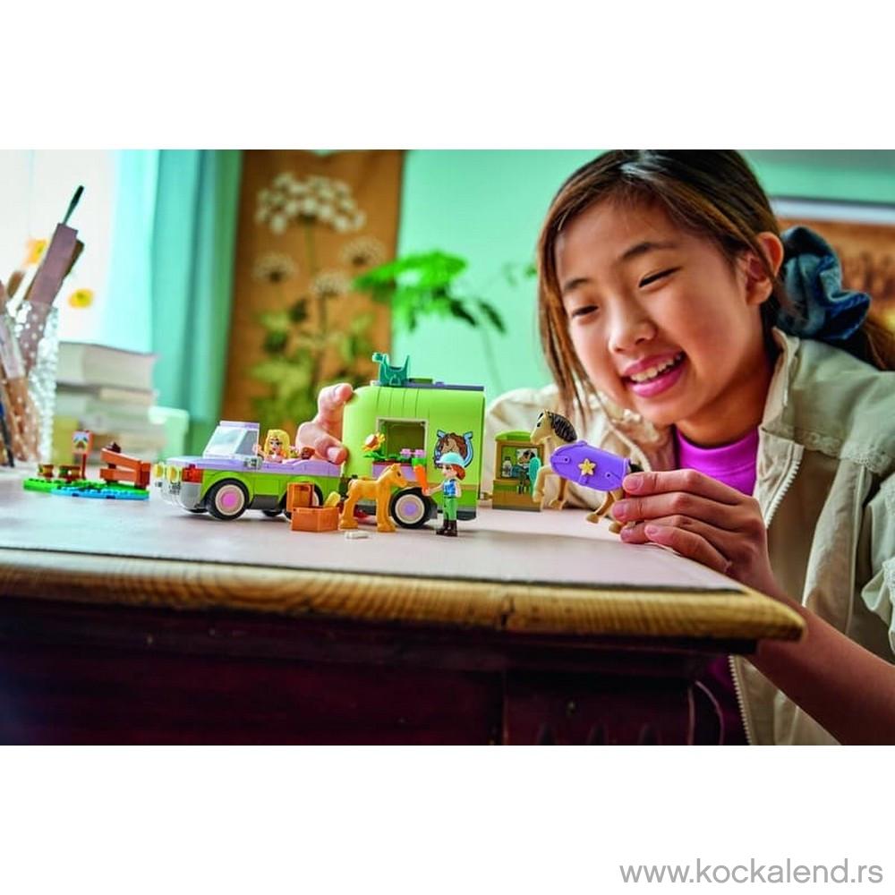 LEGO FRIENDS HORSE  AND  BABY FOAL TRAILER 