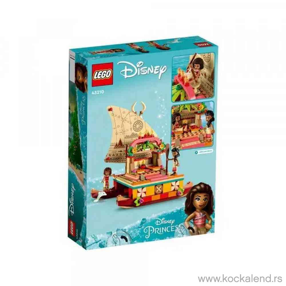 LEGO DISNEY PRINCESS MOANAS WAYFINDING BOAT 