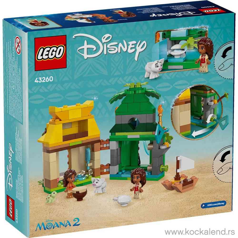 LEGO DISNEY PRINCESS MOANAS ISLAND FUN 