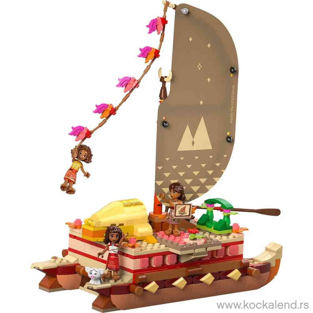 LEGO DISNEY PRINCESS MOANAS ADVENTURE CANOE 