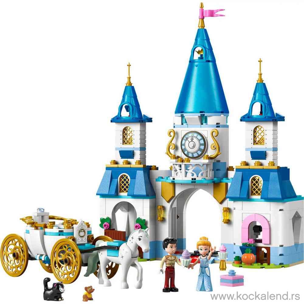 LEGO DISNEY PRINCESS CINDERELLAS CASTLE  AND  HORSE CARRIAGE 
