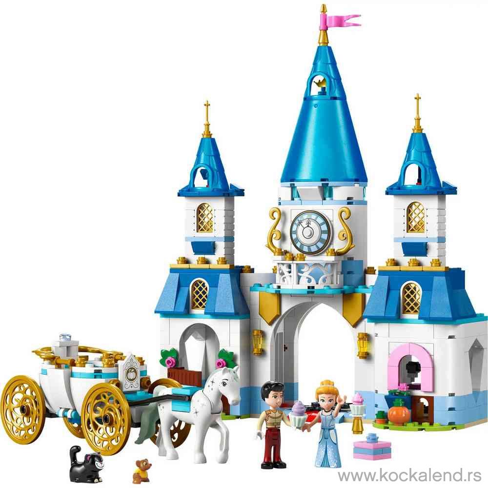 LEGO DISNEY PRINCESS CINDERELLAS CASTLE  AND  HORSE CARRIAGE