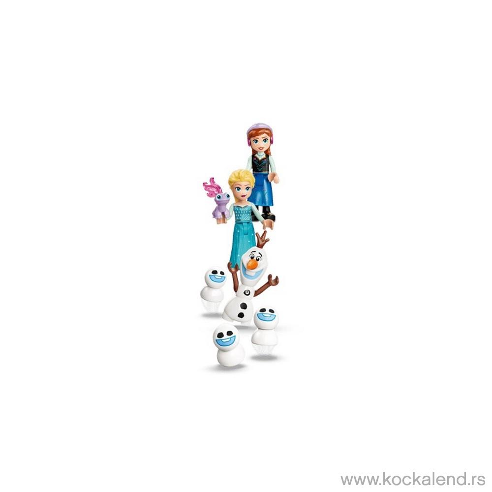 LEGO DISNEY PRINCESS ELZAS ICE CASTLE  AND  SNOW RIDE 