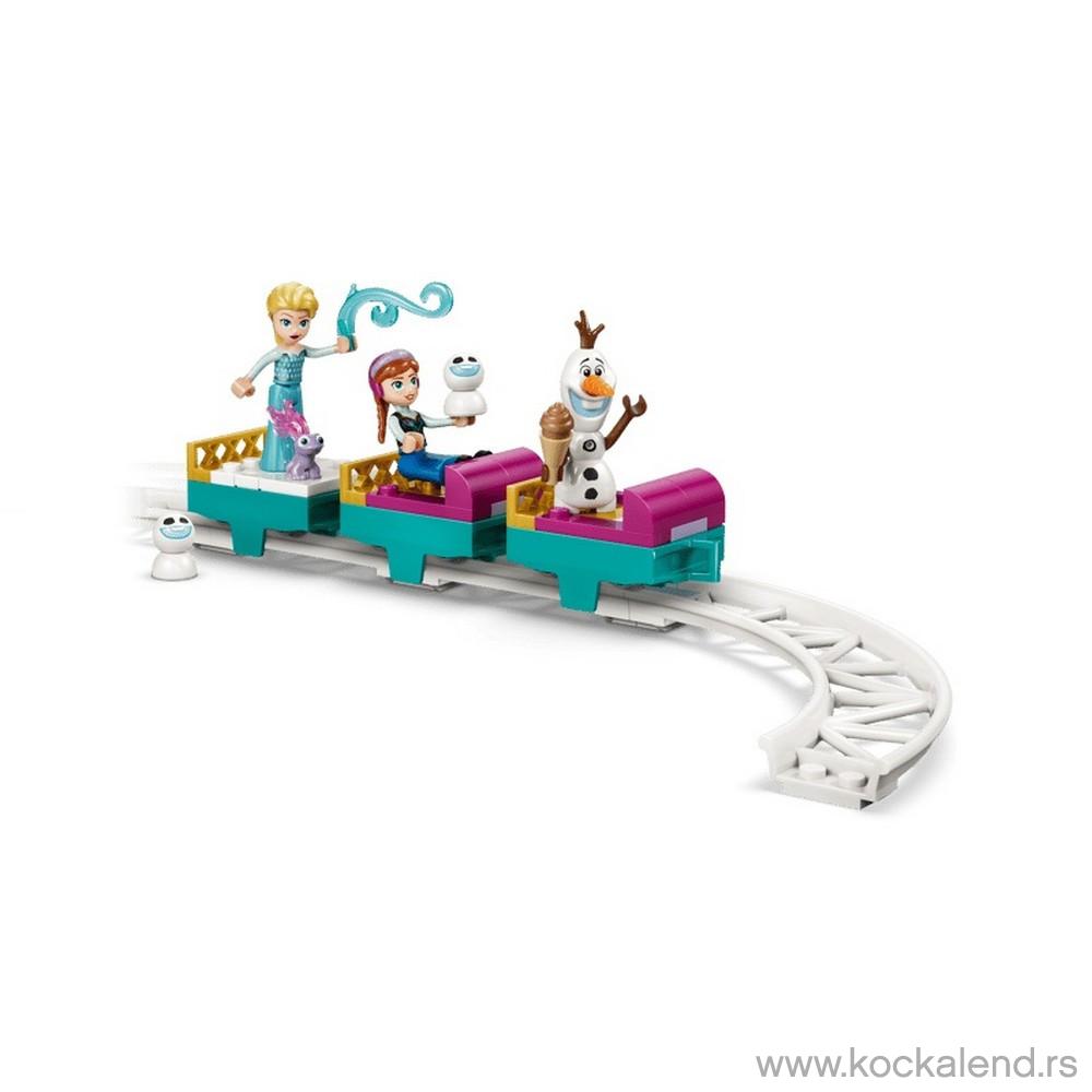LEGO DISNEY PRINCESS ELZAS ICE CASTLE  AND  SNOW RIDE 