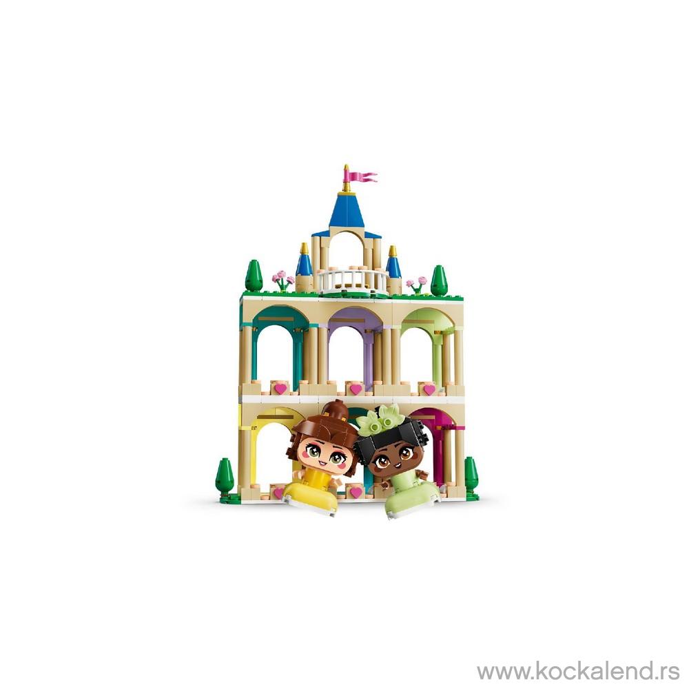 LEGO DISNEY PRINCESS MINI BELLE  AND  TIANA WITH CASTLE 