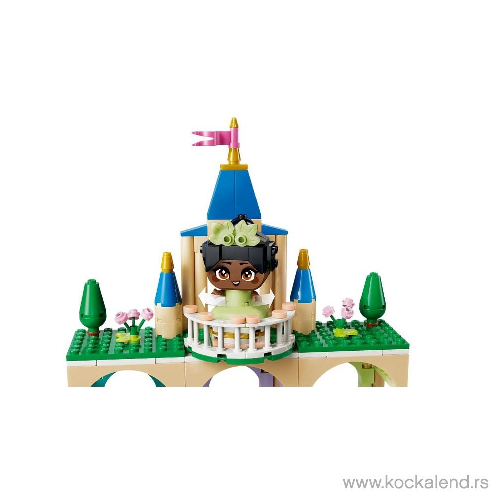 LEGO DISNEY PRINCESS MINI BELLE  AND  TIANA WITH CASTLE 