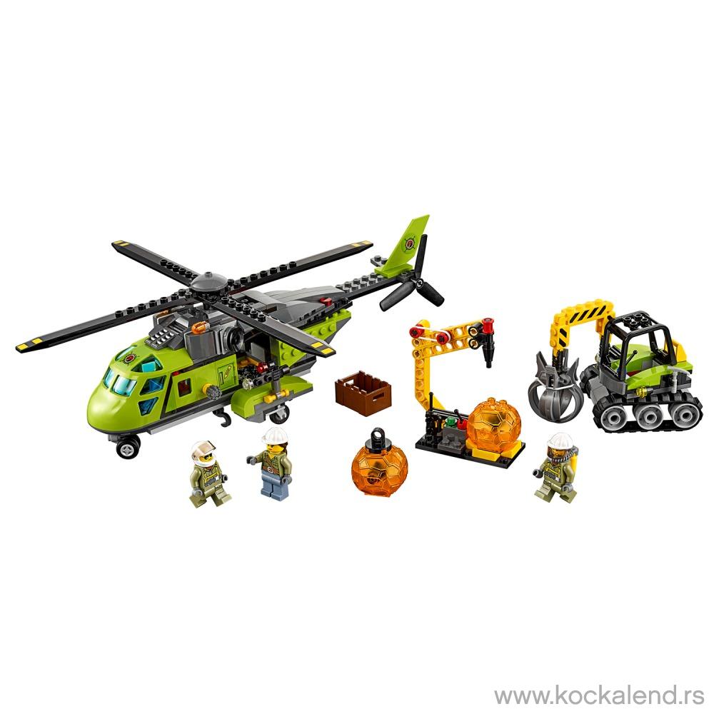 LEGO CITY VOLCANO SUPPLY HELICOPTER 