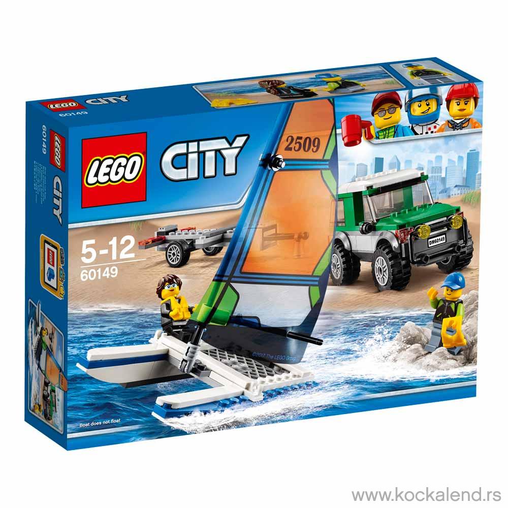 LEGO CITY 4X4 WITH CATAMARAN 