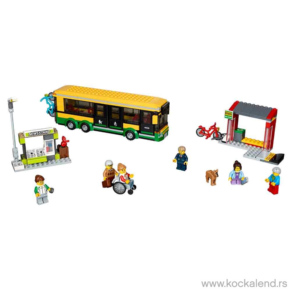 LEGO CITY BUS STATION 