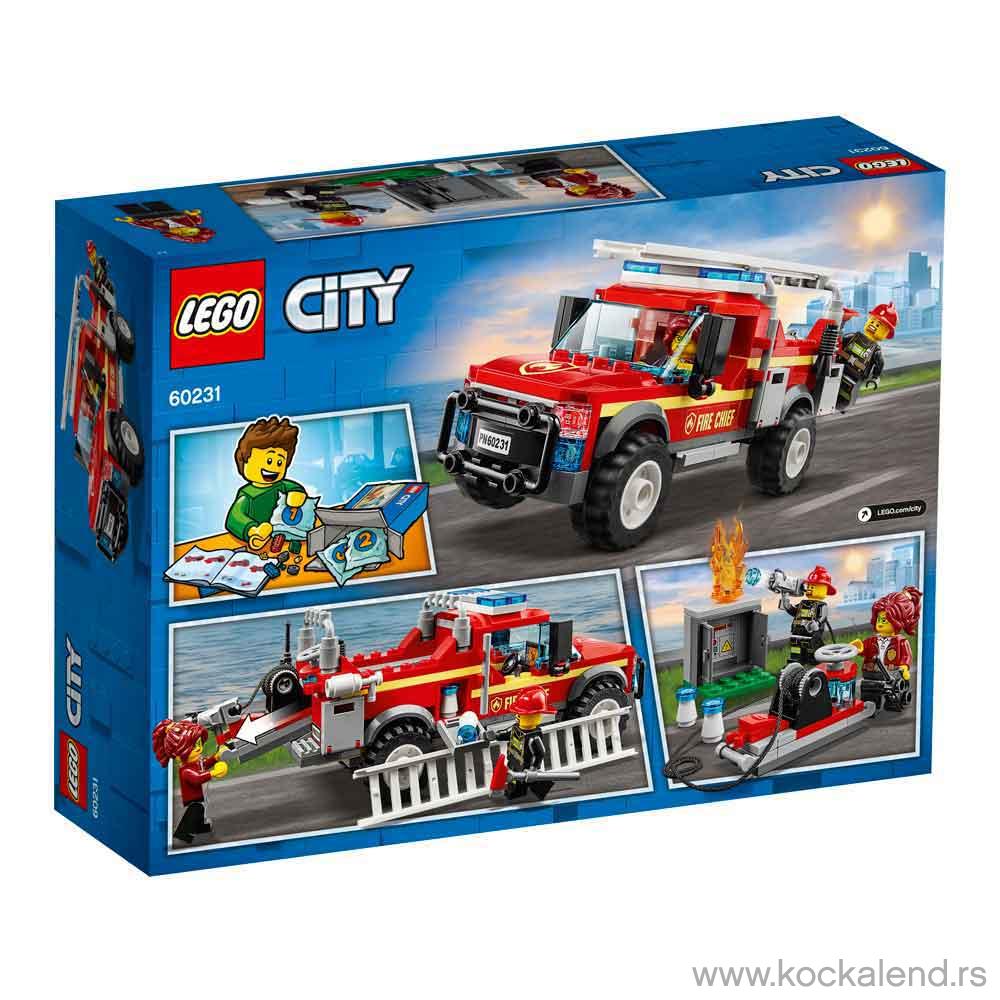 LEGO CITY FIRE CHIEF RESPONSE TRUCK 