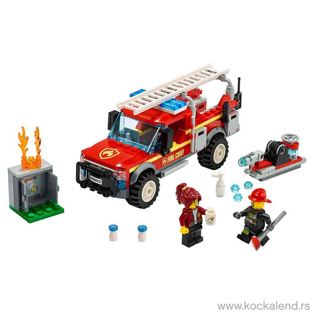 LEGO CITY FIRE CHIEF RESPONSE TRUCK 