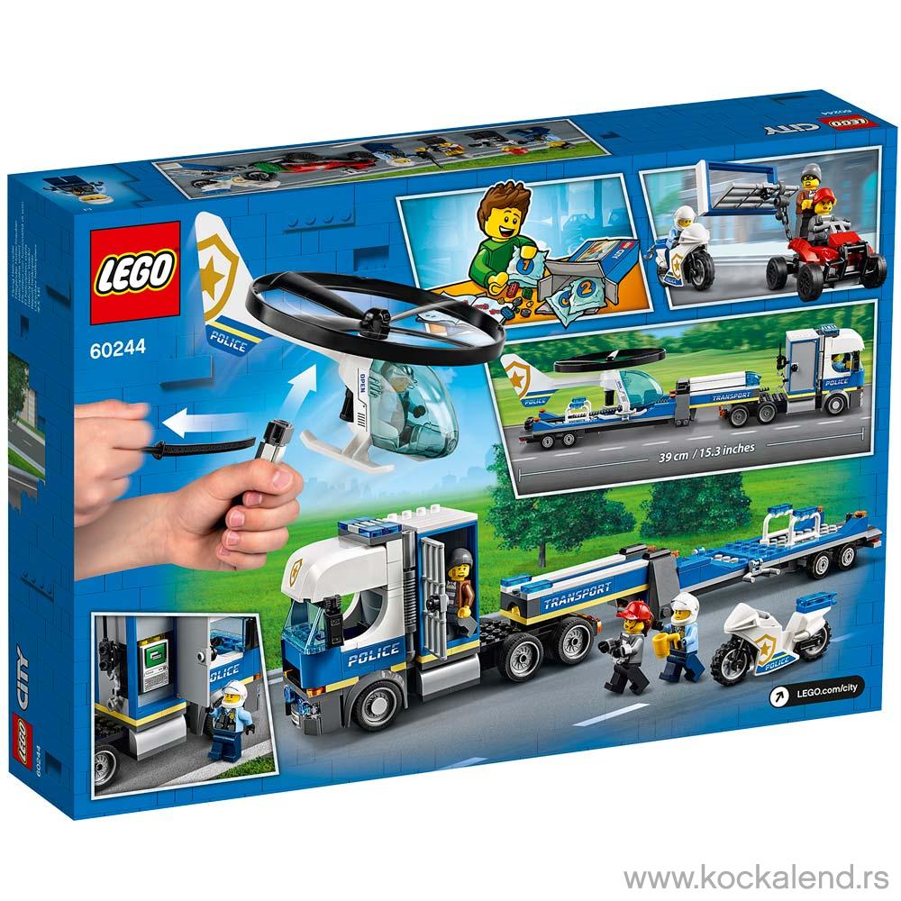 LEGO CITY POLICE HELICOPTER TRANSPORT 