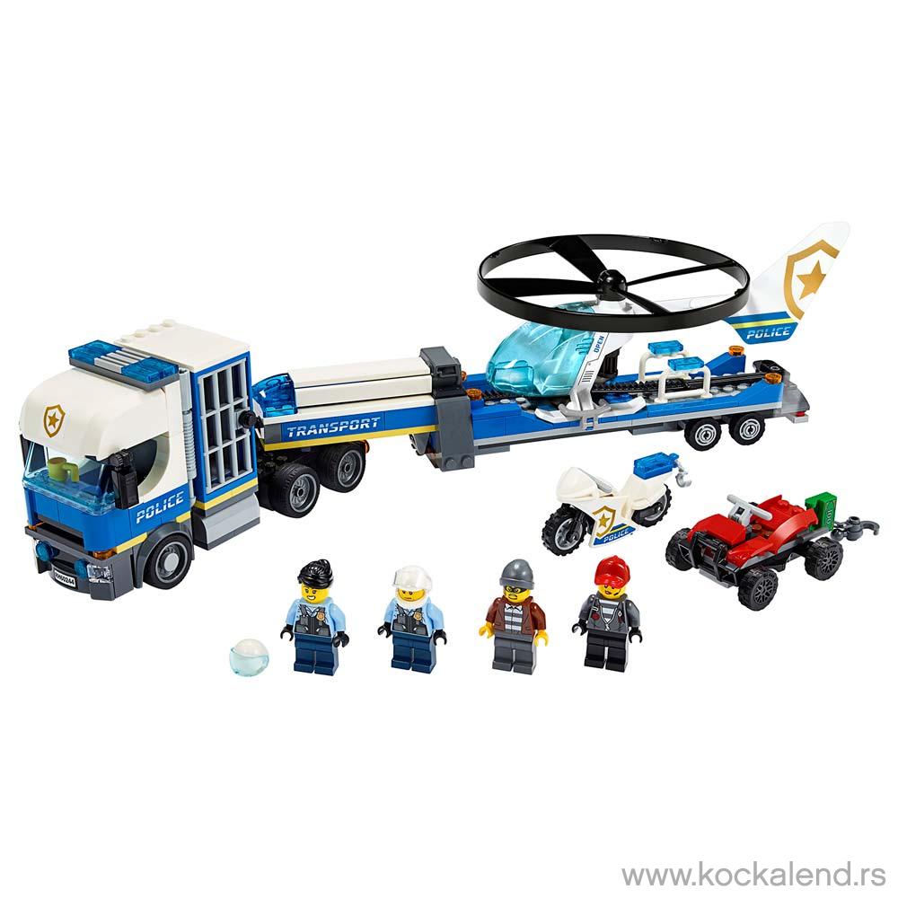 LEGO CITY POLICE HELICOPTER TRANSPORT 