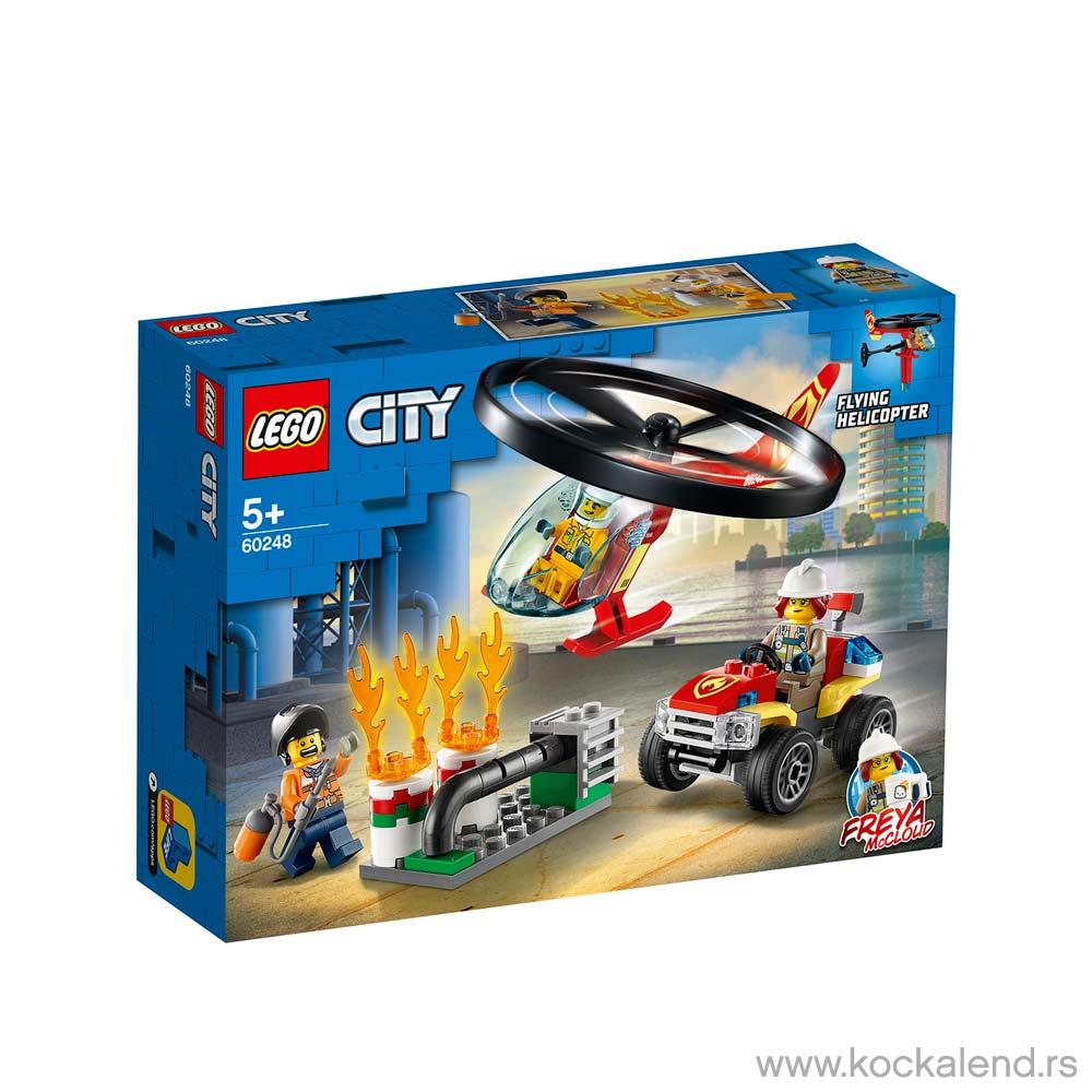 LEGO CITY FIRE HELICOPTER RESPONSE 