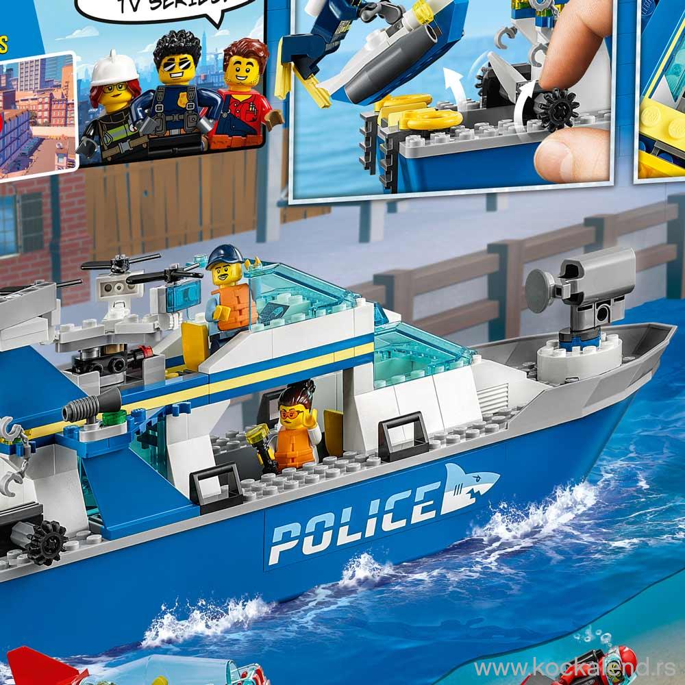 LEGO CITY POLICE PATROL BOAT 