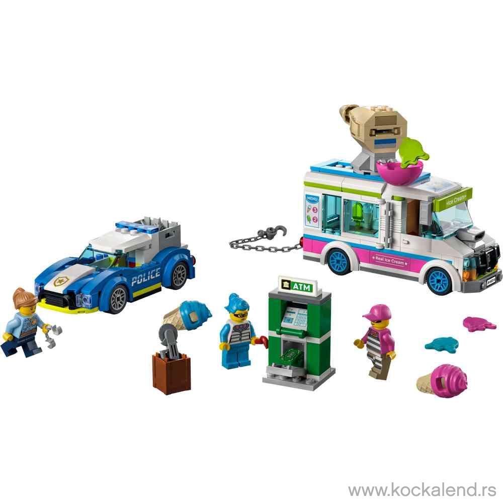 LEGO CITY ICE CREAM TRUCK POLICE CHASE 