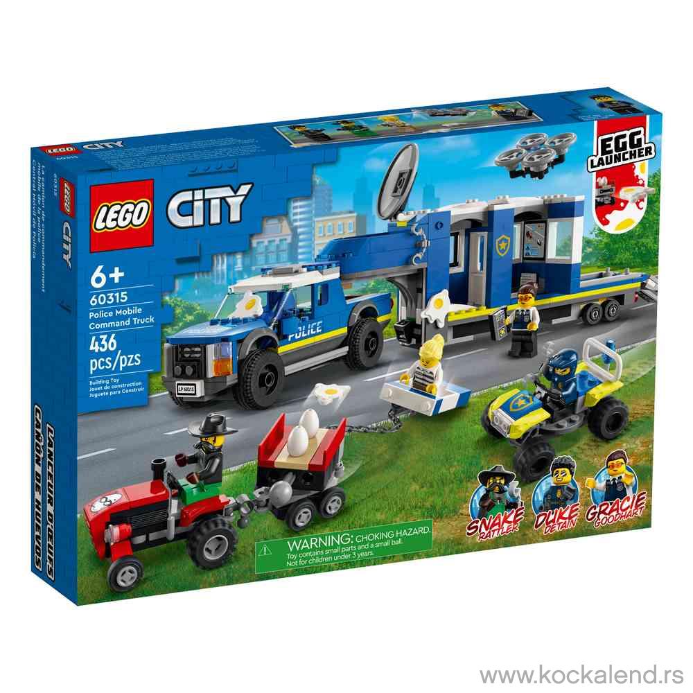 LEGO CITY POLICE MOBILE COMMAND TRUCK 