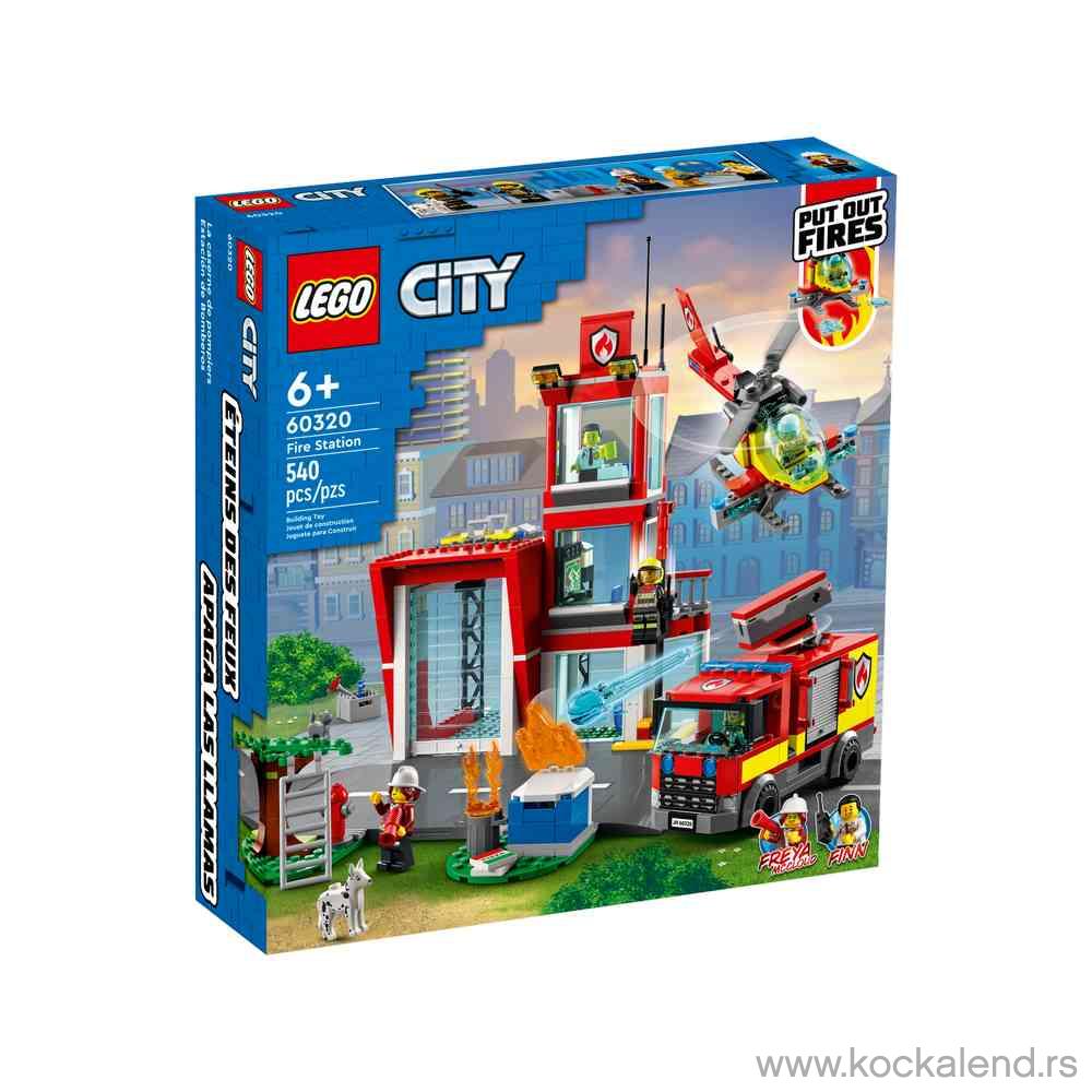 LEGO CITY FIRE STATION 