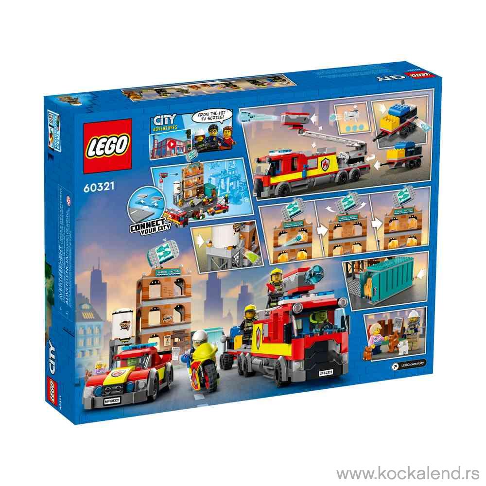 LEGO CITY FIRE BRIGADE 