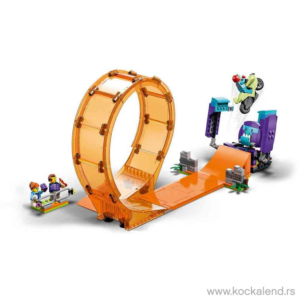 LEGO CITY SMASHING CHIMPANZEE STUNT LOOP 