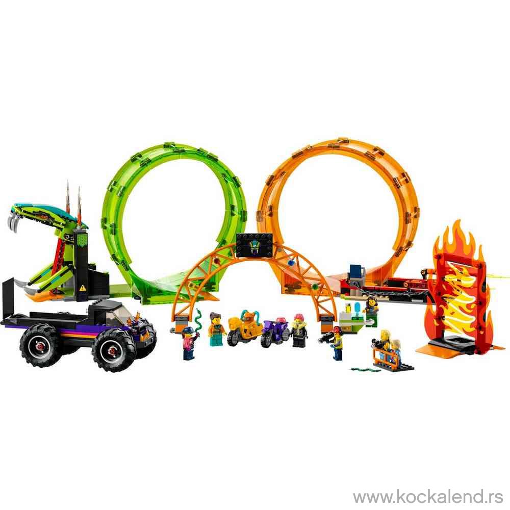 LEGO CITY DOUBLE LOOP STUNT ARENA 