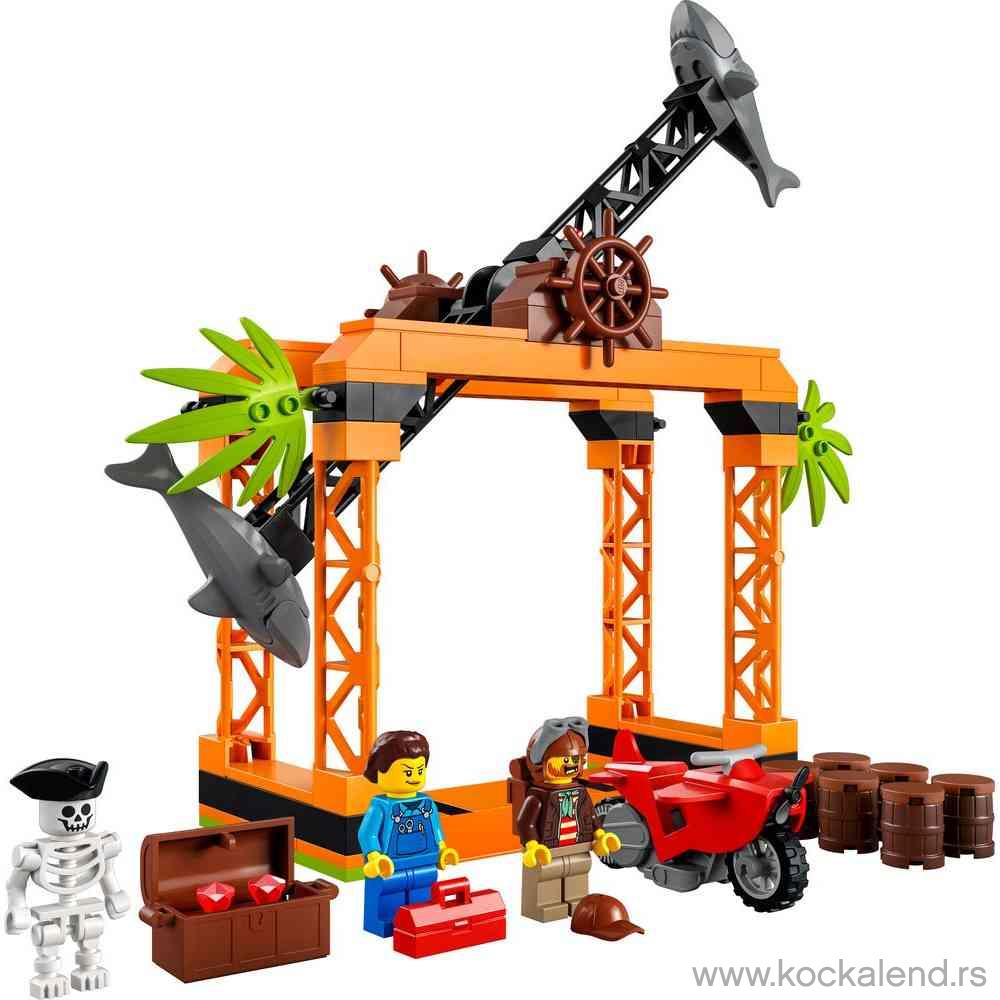 LEGO CITY THE SHARK ATTACK STUNT CHALLENGE 