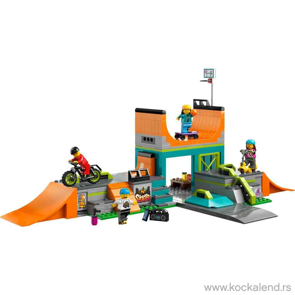 LEGO MY CITY STREET SKATE PARK 