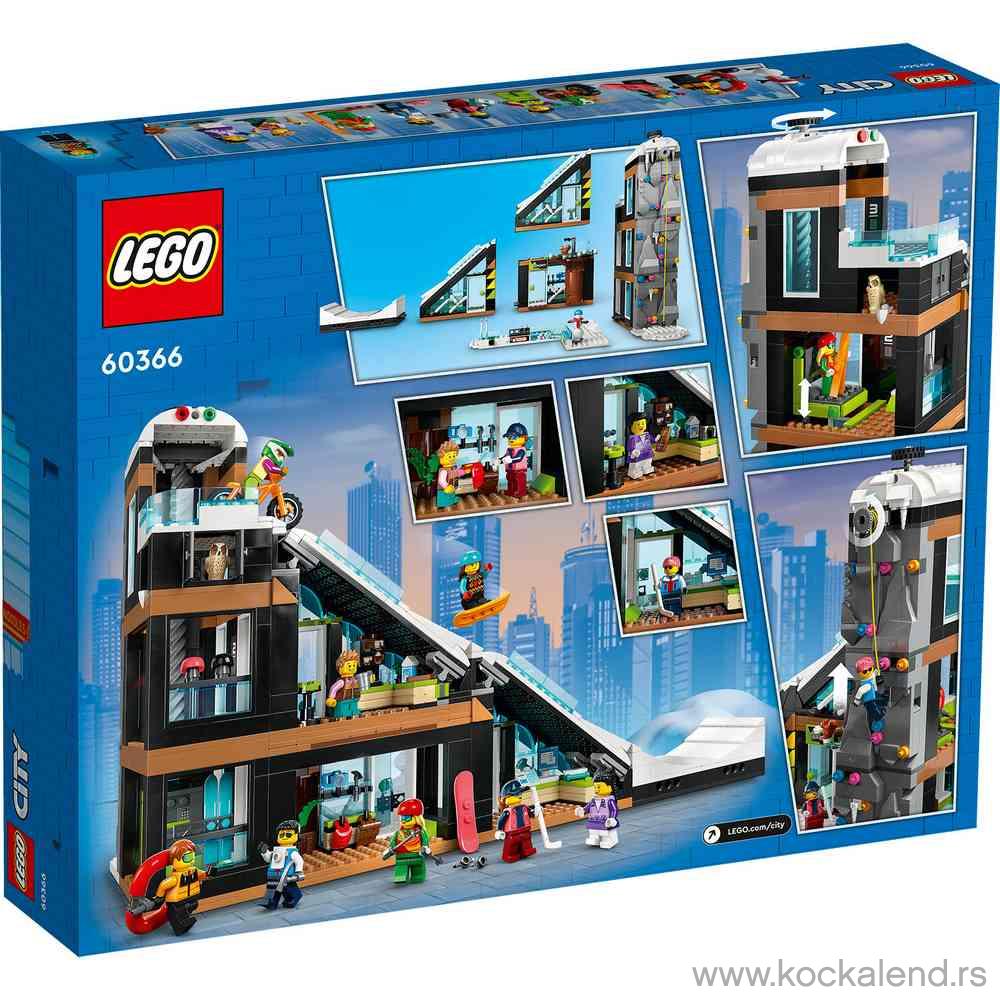 LEGO MY CITY SKI AND CLIMBING CENTER 