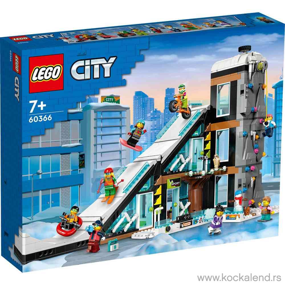 LEGO MY CITY SKI AND CLIMBING CENTER 