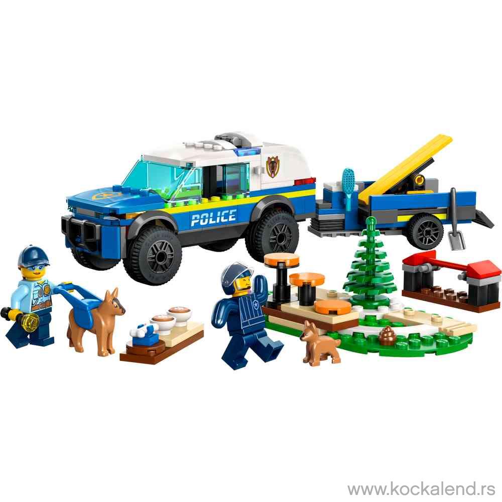 LEGO CITY MOBILE POLICE DOG TRAINING 