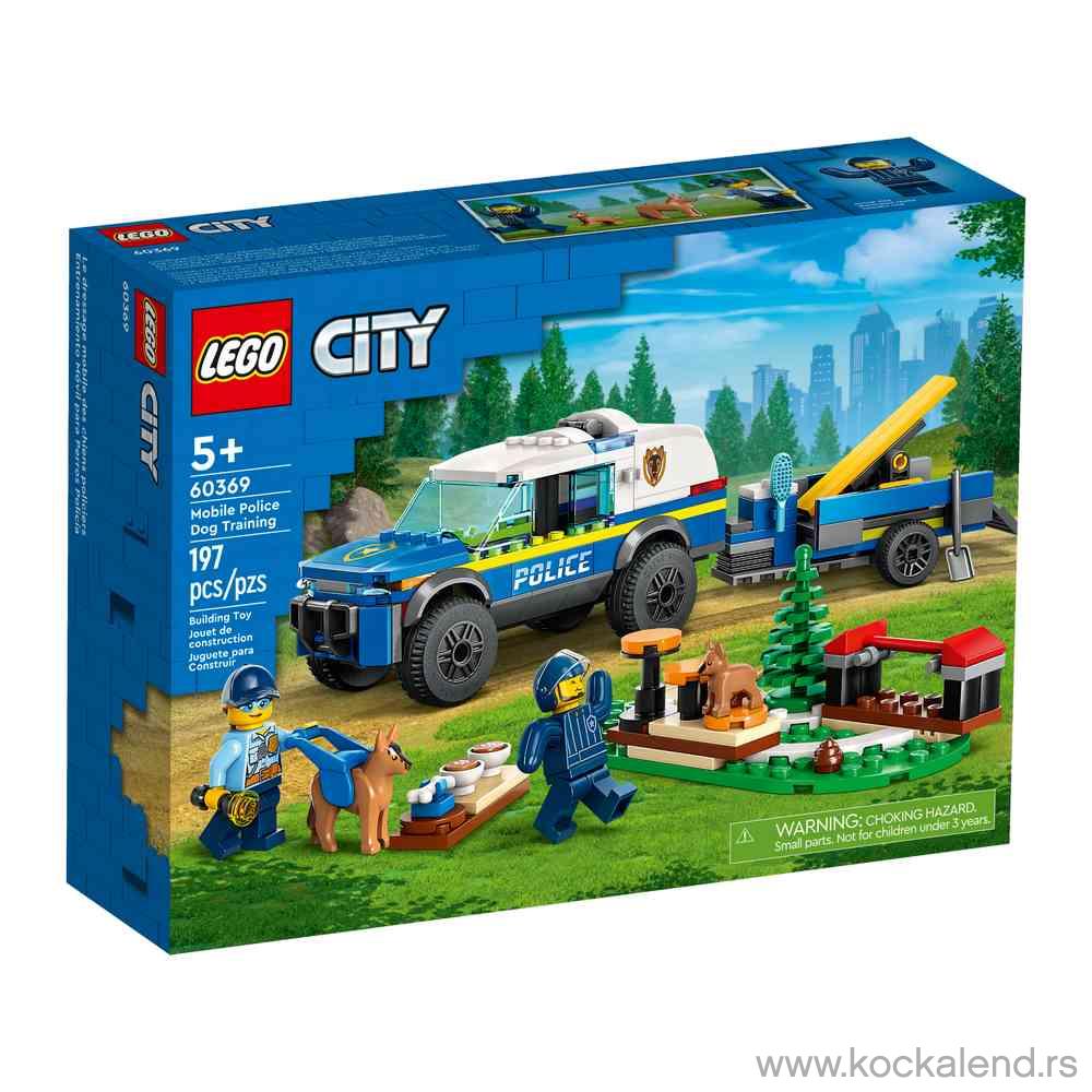 LEGO CITY MOBILE POLICE DOG TRAINING 