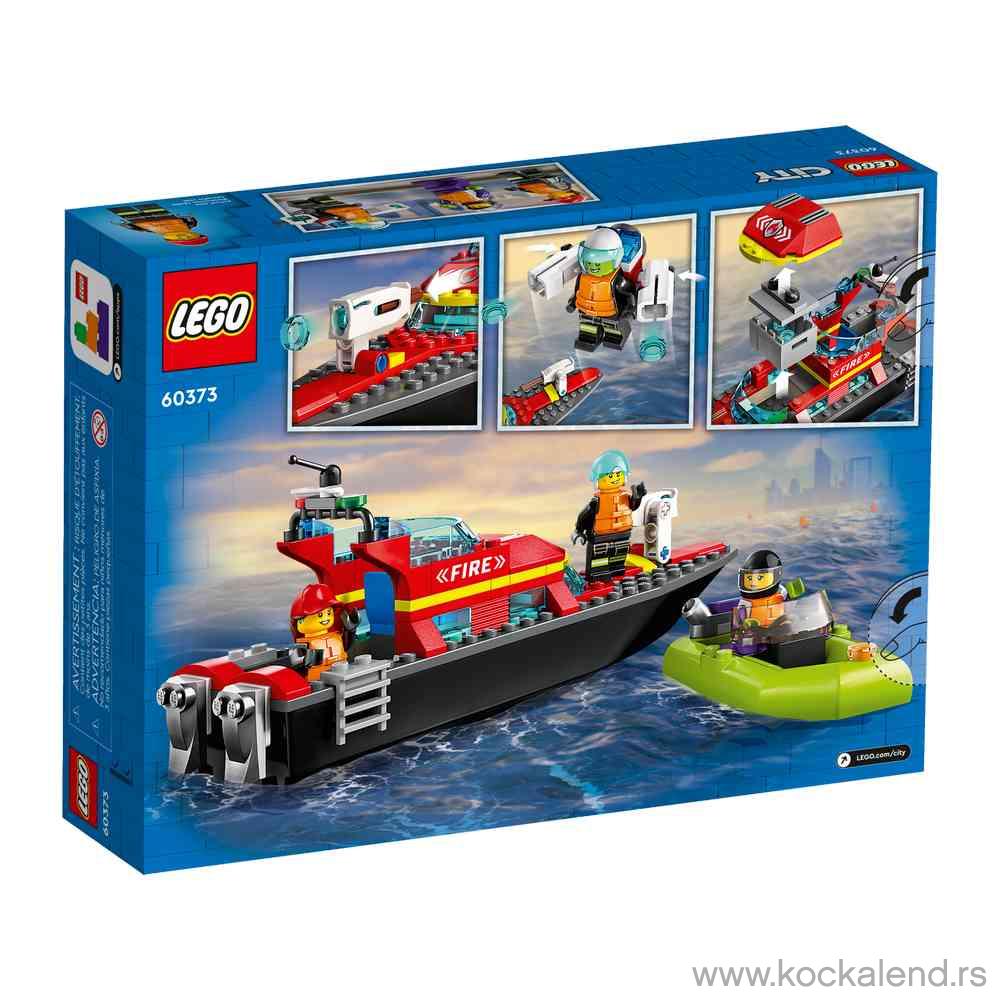 LEGO CITY FIRE RESCUE BOAT 